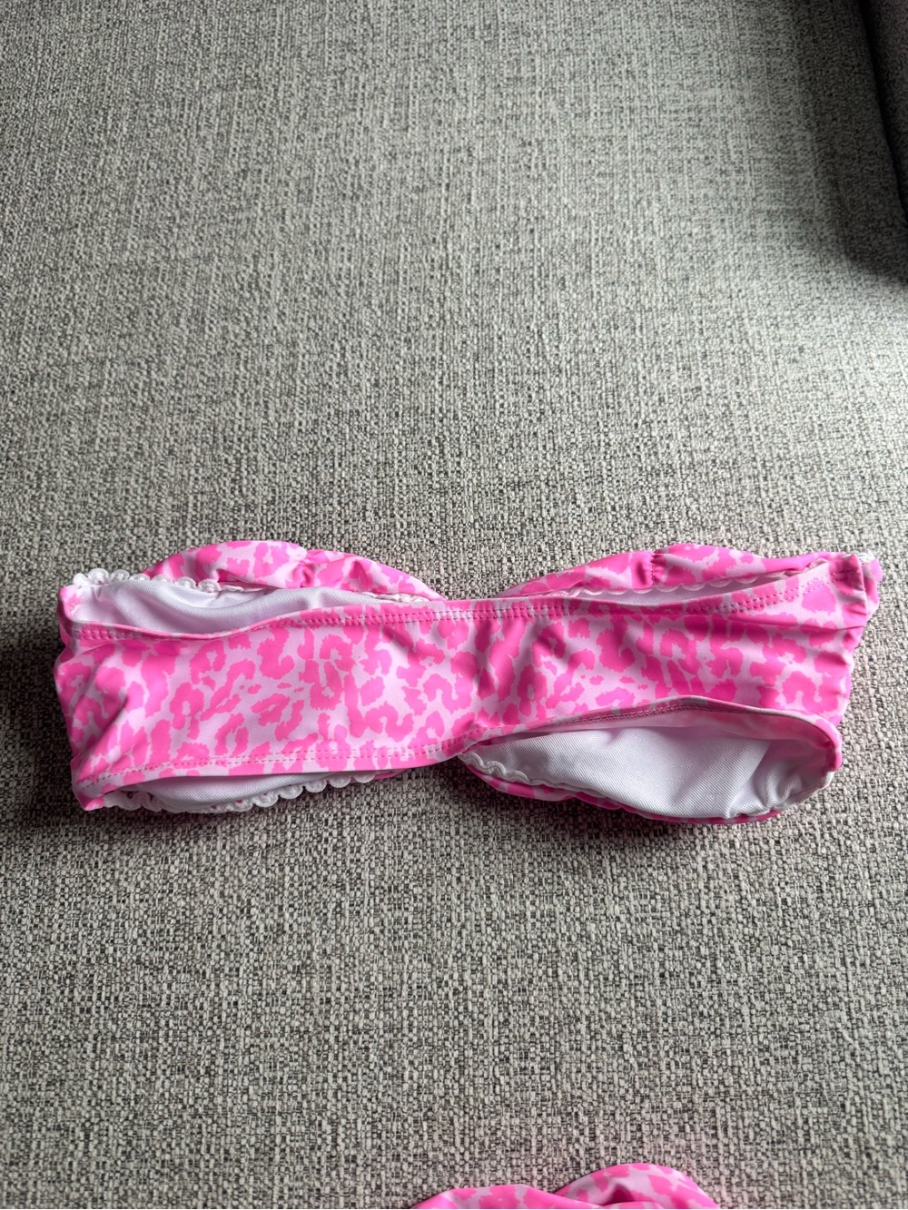 Pink Bandeau Bikini Set - Picture 4 of 5